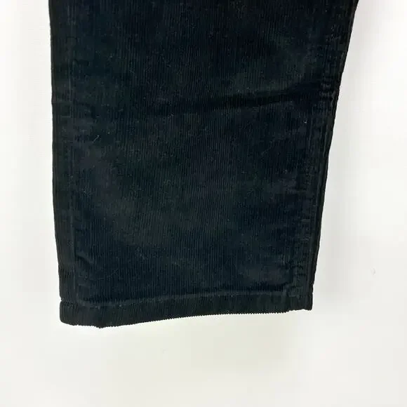 Everlane Womens Baby Cord Cheeky Pants 29 US 8 Black Corduroy Straight Leg NWT - Picture 7 of 11